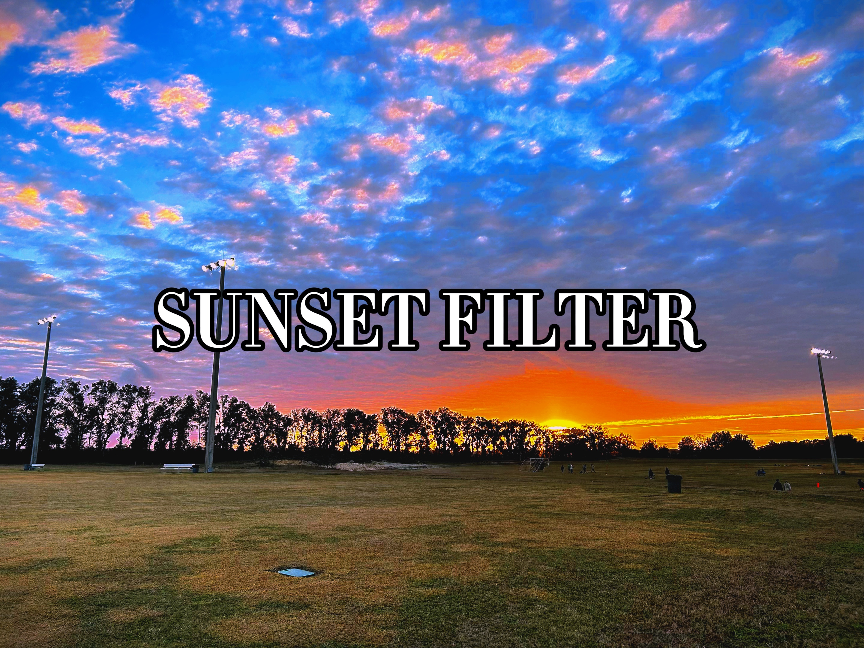 sunset filter 🌅