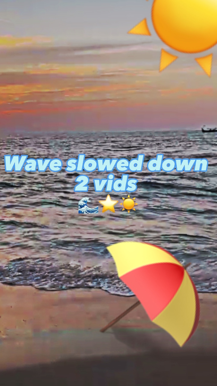 Wave slowmo 🌊☀️