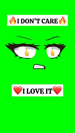 I DON’T CARE 