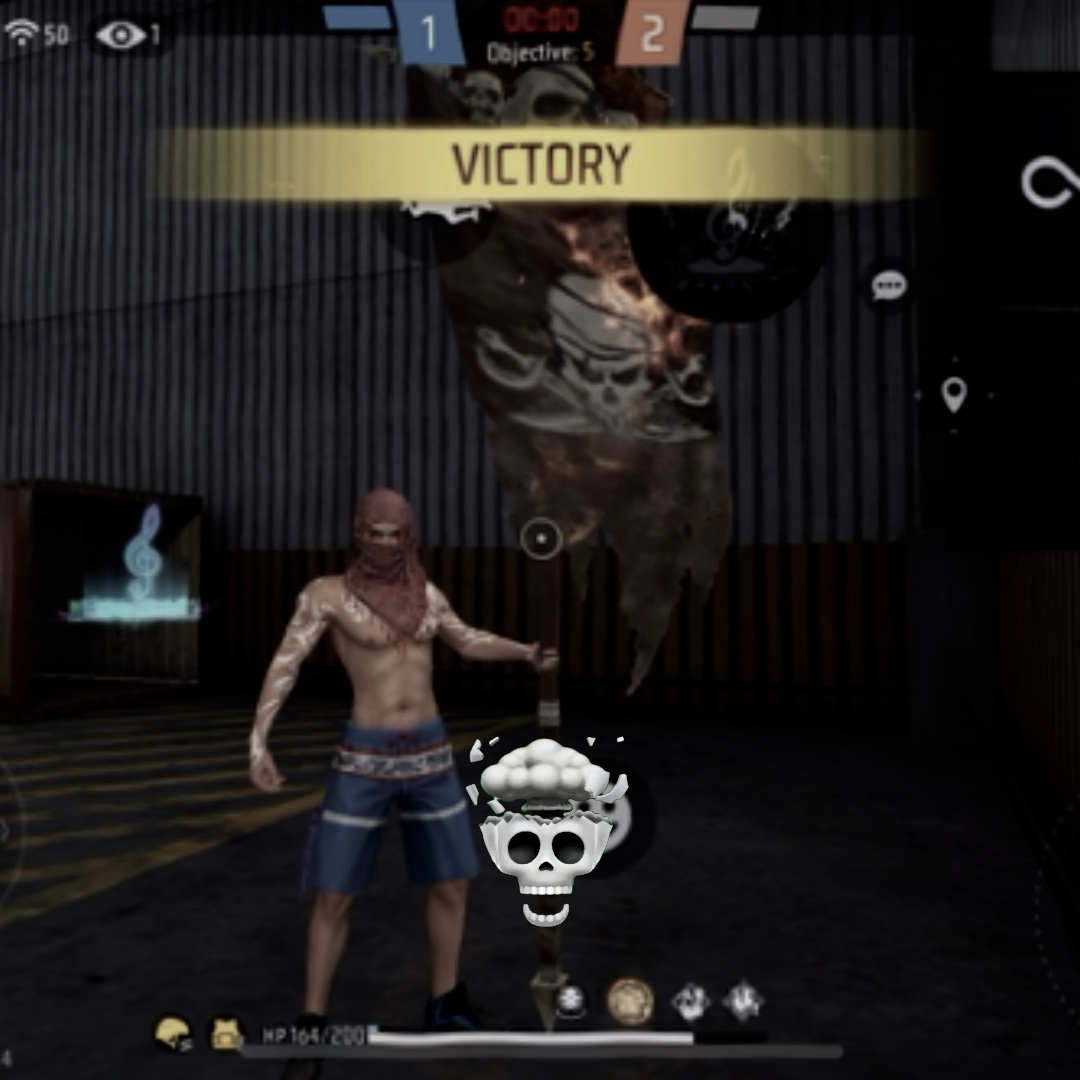 free fire skull edit