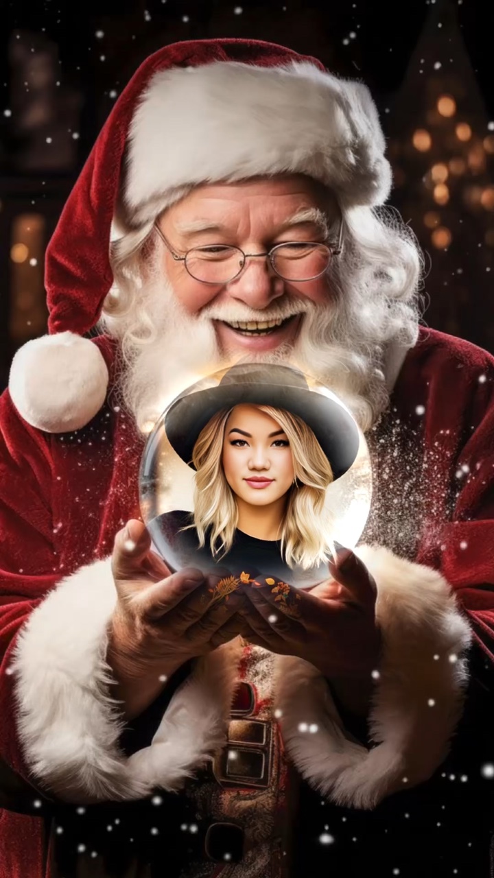 Weihnachtsmann Globus Bild 🌹🌹🌹
