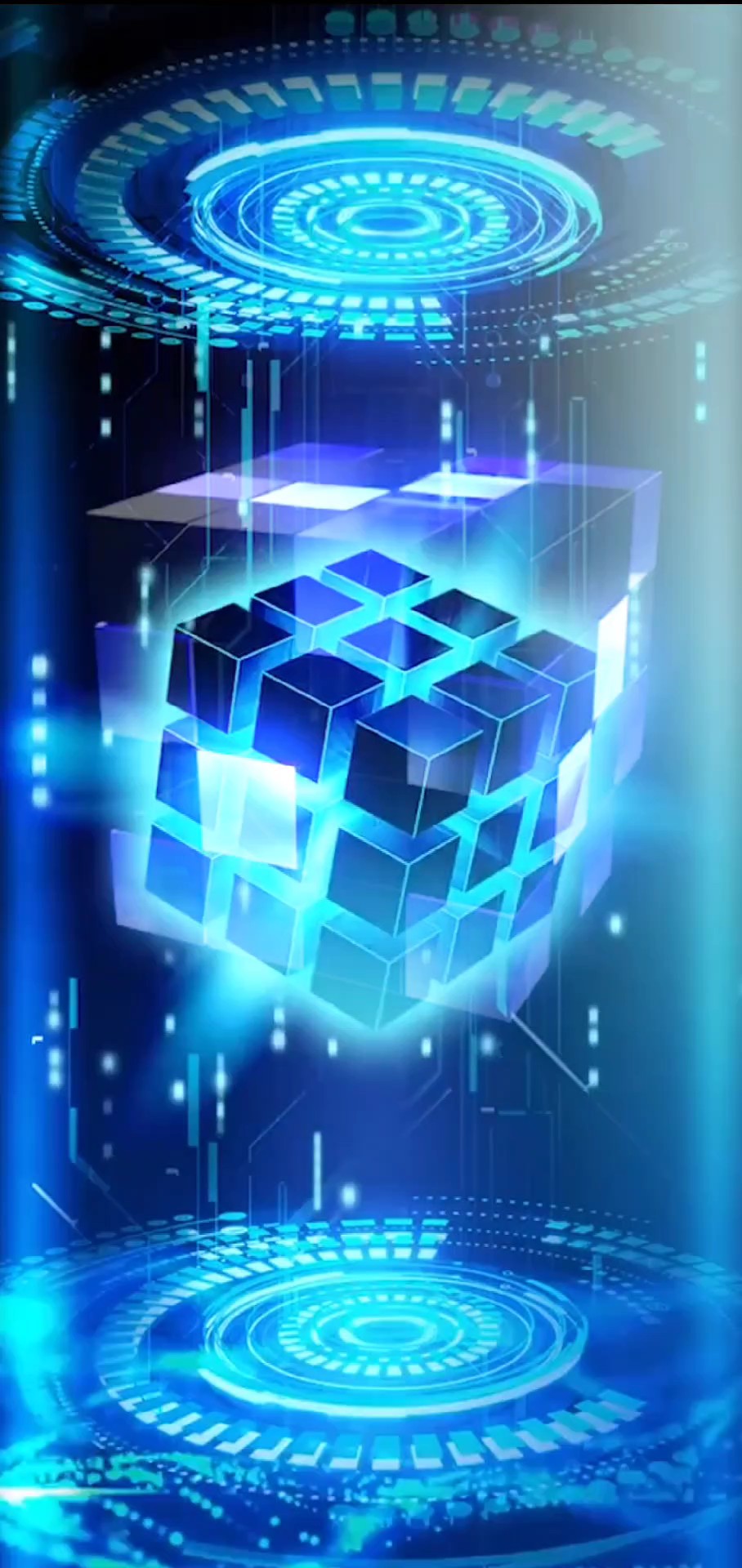 Diseño de cubo de Rubiks 