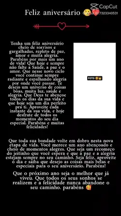 feliz aniversário