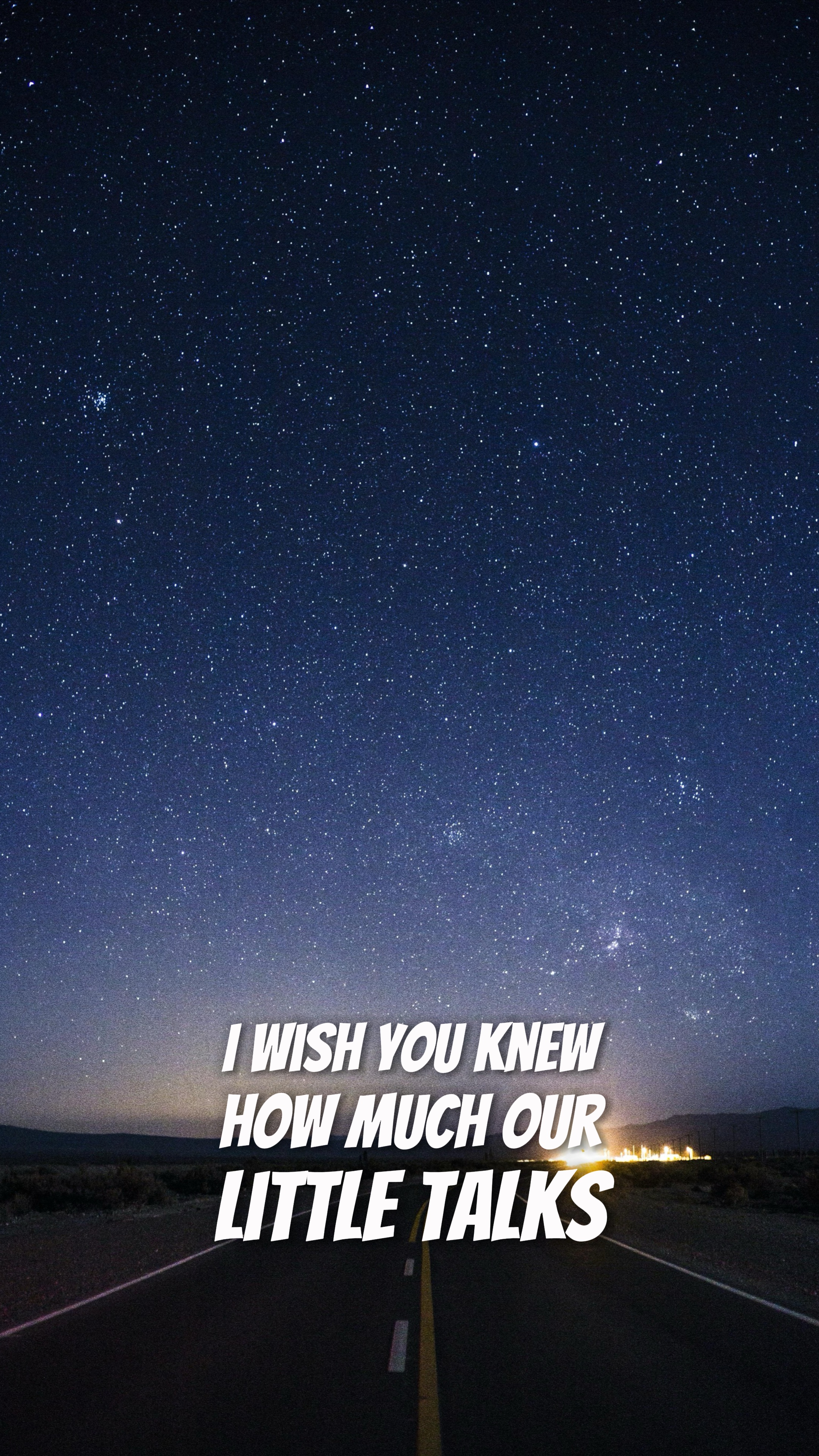 I wish you knew