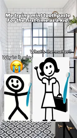 Mint toothpaste 😭