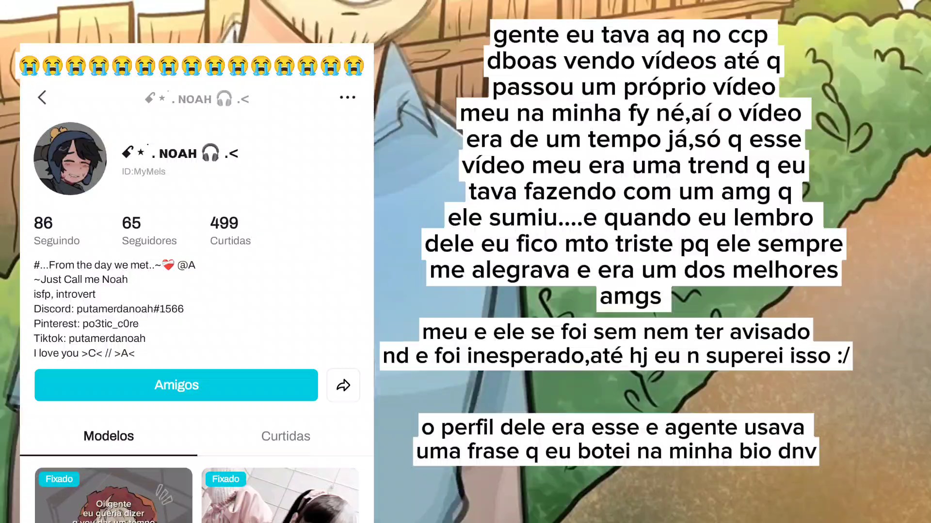 eu nunca vou superar