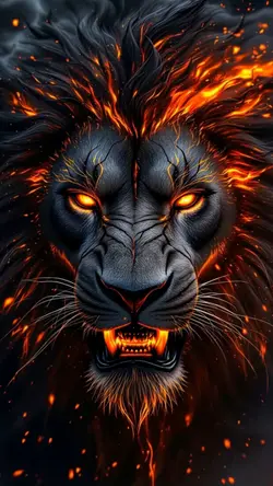 Lion ai face

