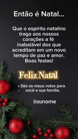 Cartão de natal 