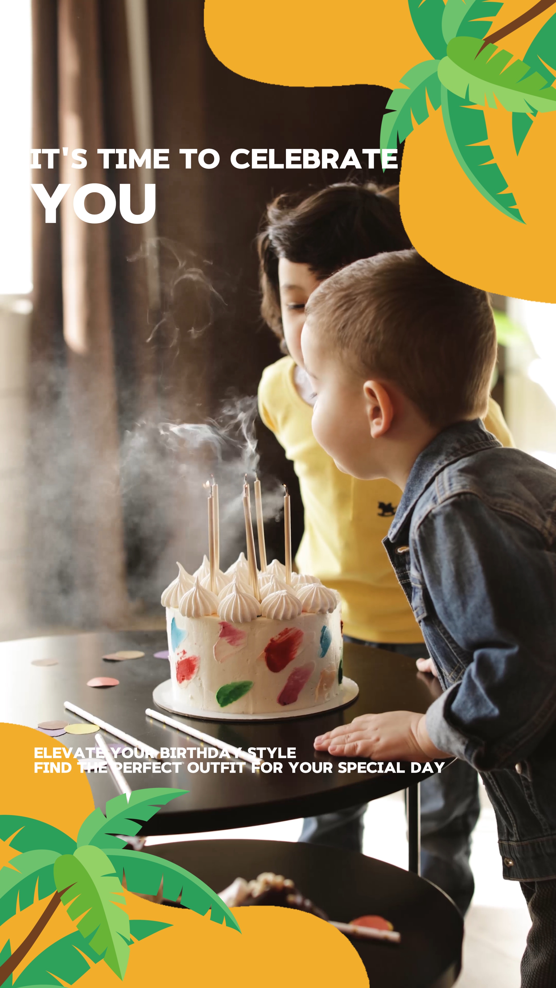 Plantilla de promoción de fiesta de cumpleaños familiar