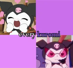 kuromi n my melo💜🩷