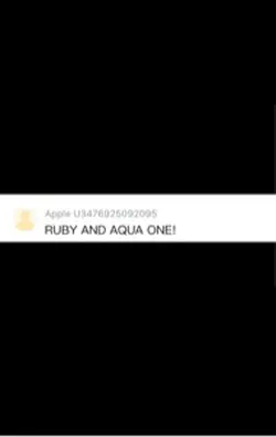 β¨RUBY AND AQUAβ¨
