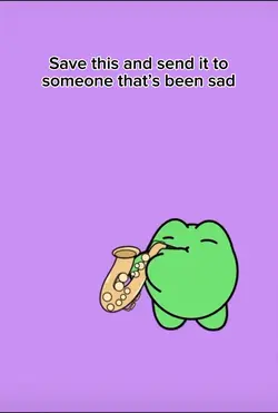 Frog saxophone meme 