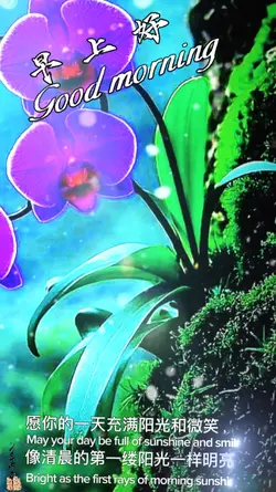 Good morning 早上好