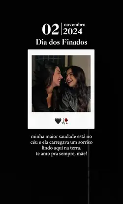 Dia dos finados mae