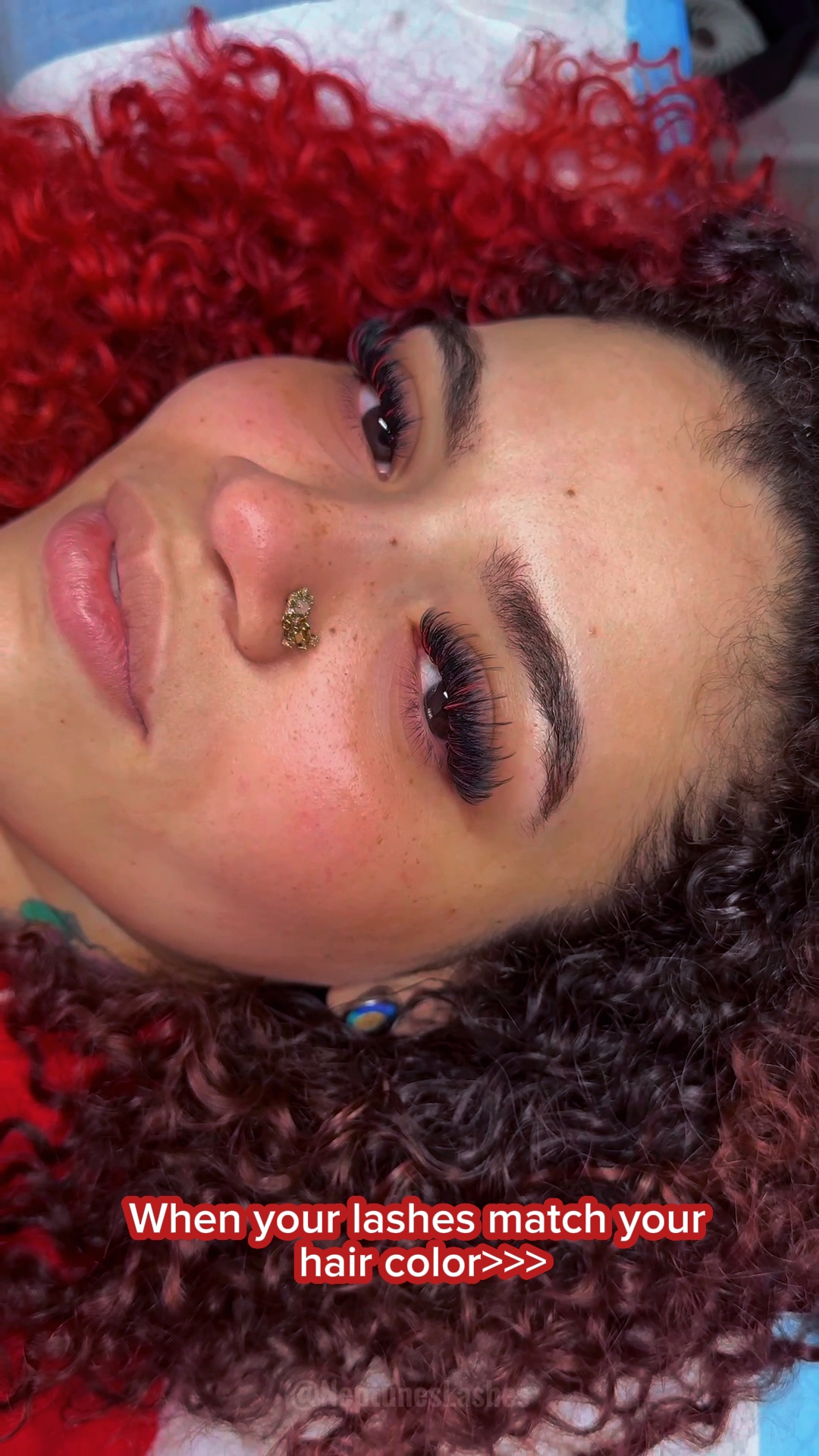 Lashes Reel / TikTok