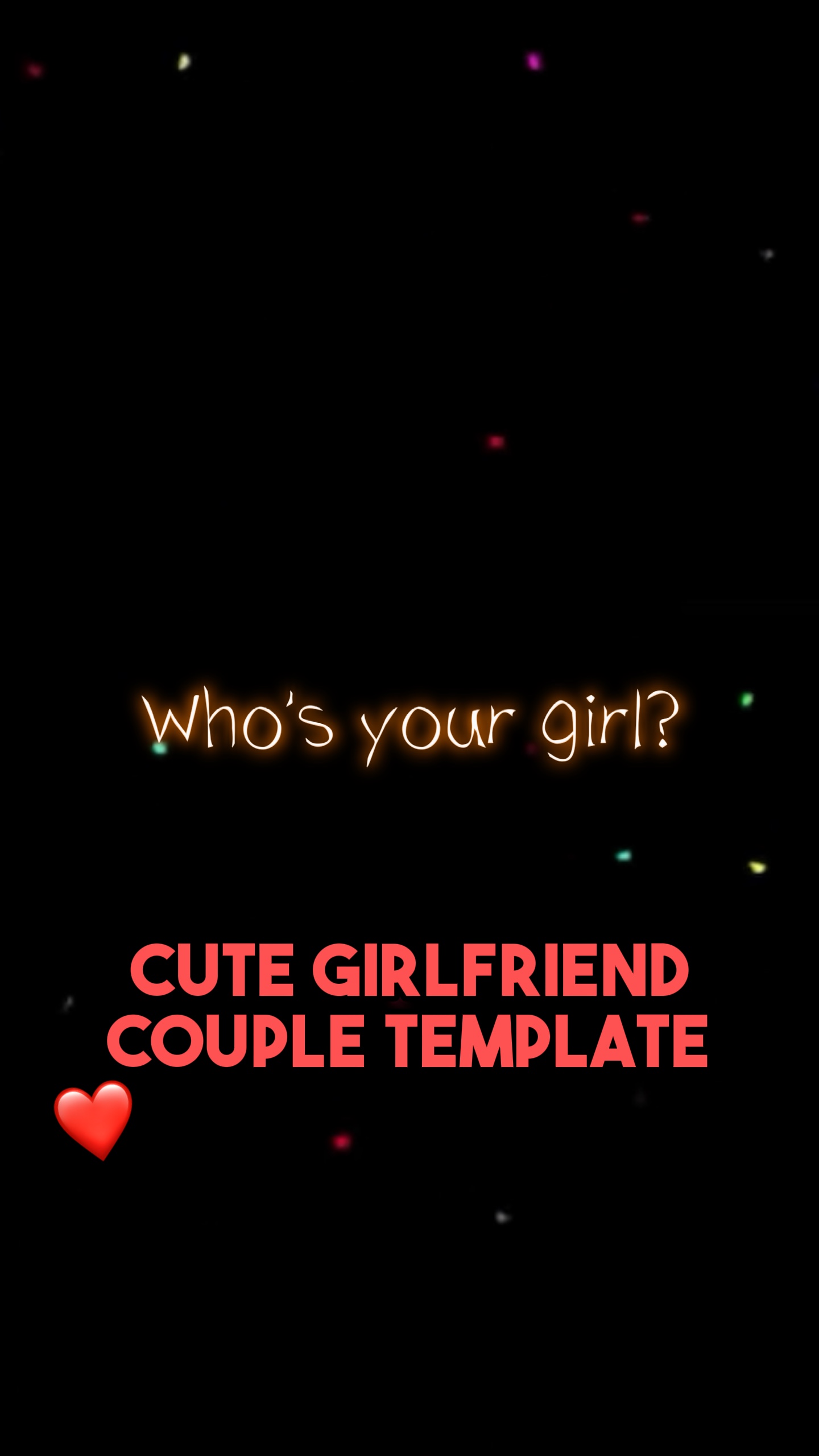 你会成为我的女孩❤️
