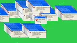 Blue screen of death