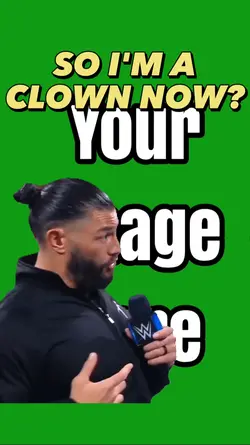 I'm a clown now?