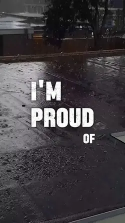 I’m proud of yo