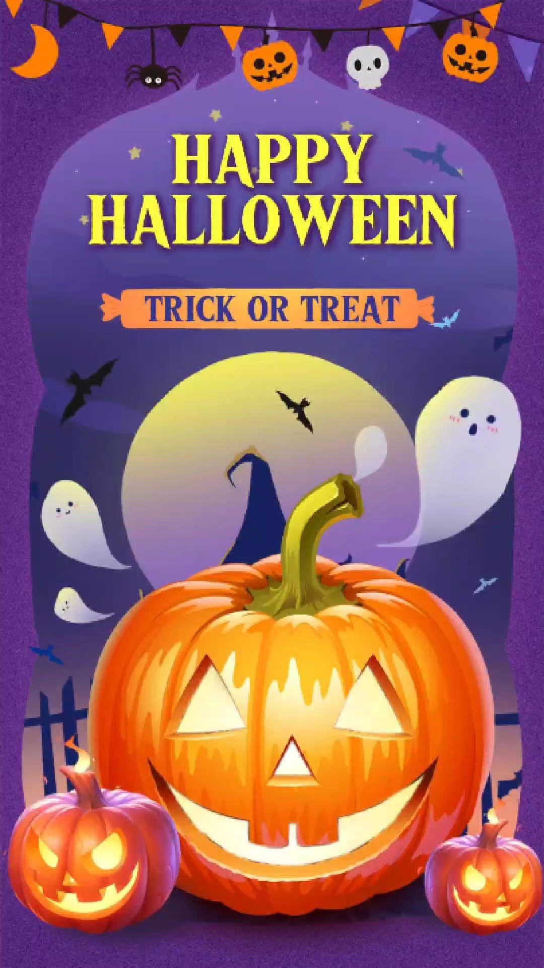 Affiches dynamiques d'Halloween