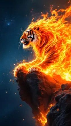 Tiger And Lion