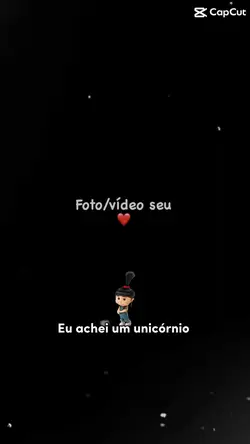 Eu achei um unicórni