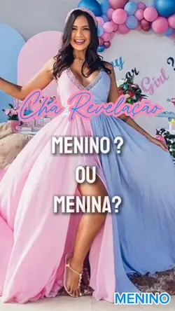 Chá revelação menino