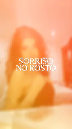 sorriso no rosto