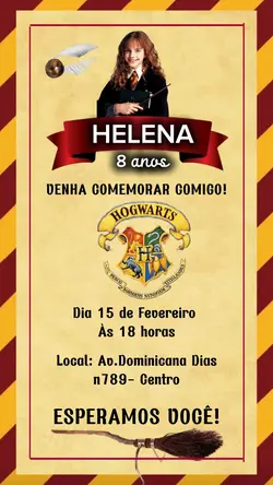 Convite Hermione 
