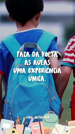 Volta às aulas 