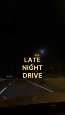 Nighttime drive 