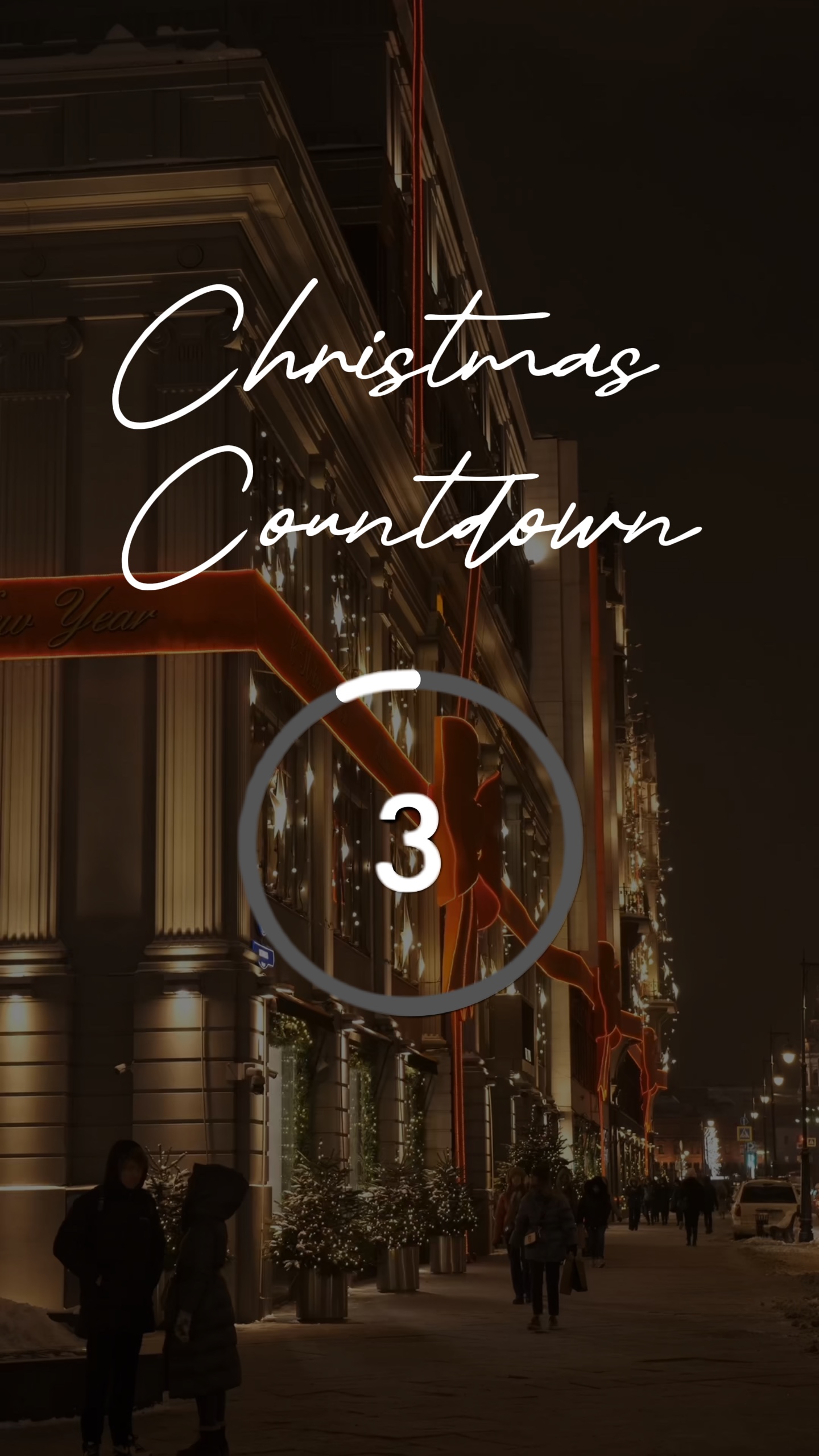 Contagem regressiva do Natal