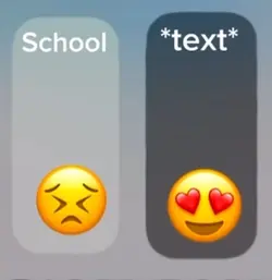 School vs *text*