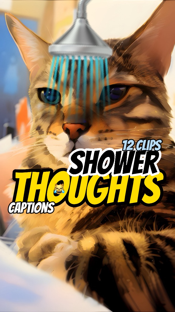 Shower thoughts 🚿😸