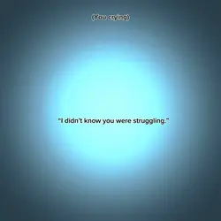 Your not supposed to