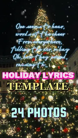 HOLIDAY LYRICS 