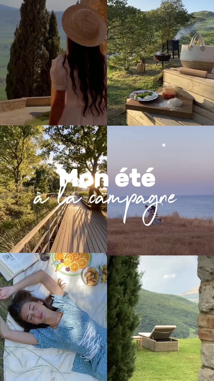 été à la campagne☀️💐🌲