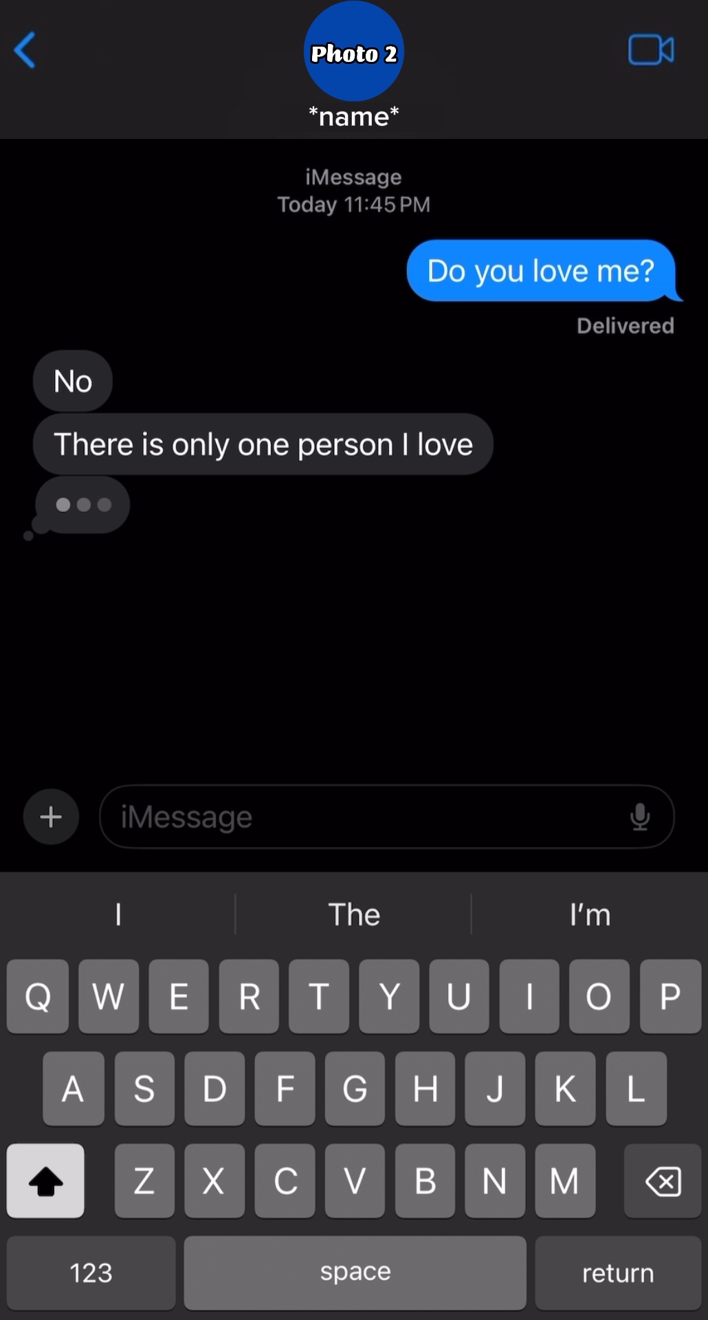 Do u love me? Text 