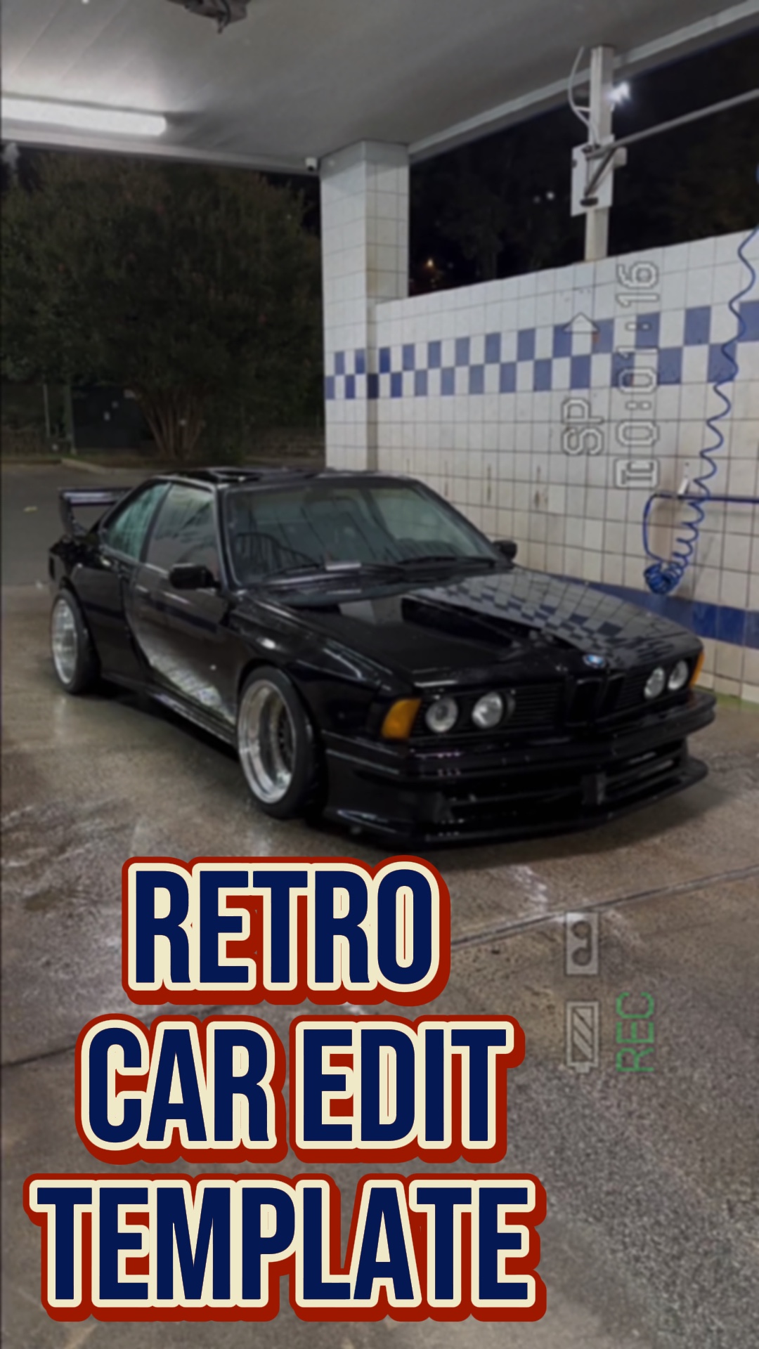 Plantilla de coche retro