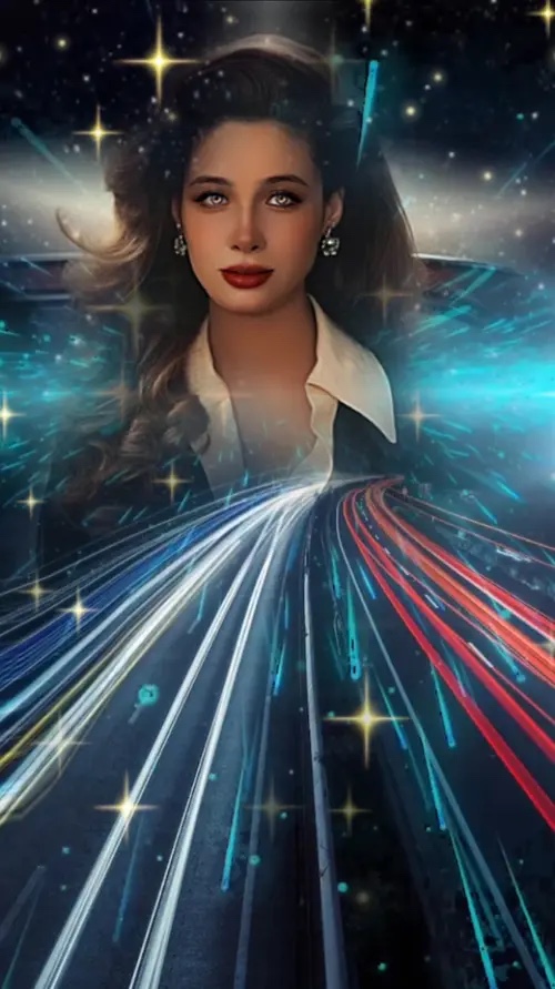 Estrellas y efectos de luz