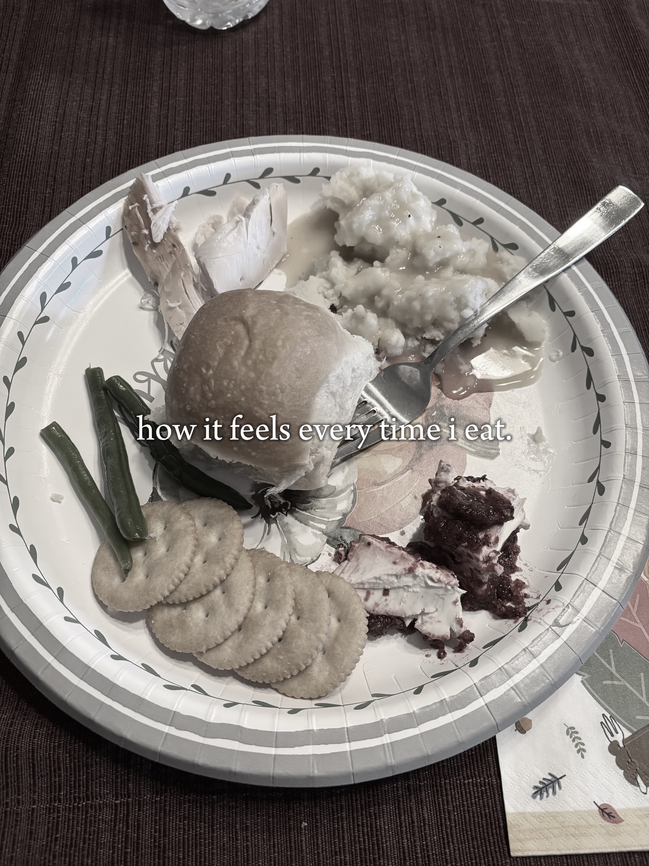Eu desprezo comer