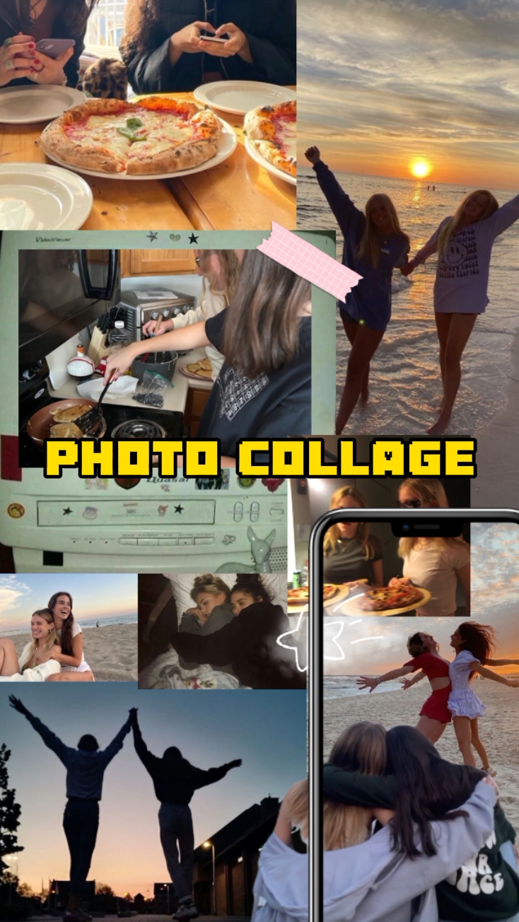 Cuadrícula de superposición de fotos