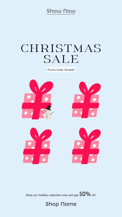 Christmas Sale Promo