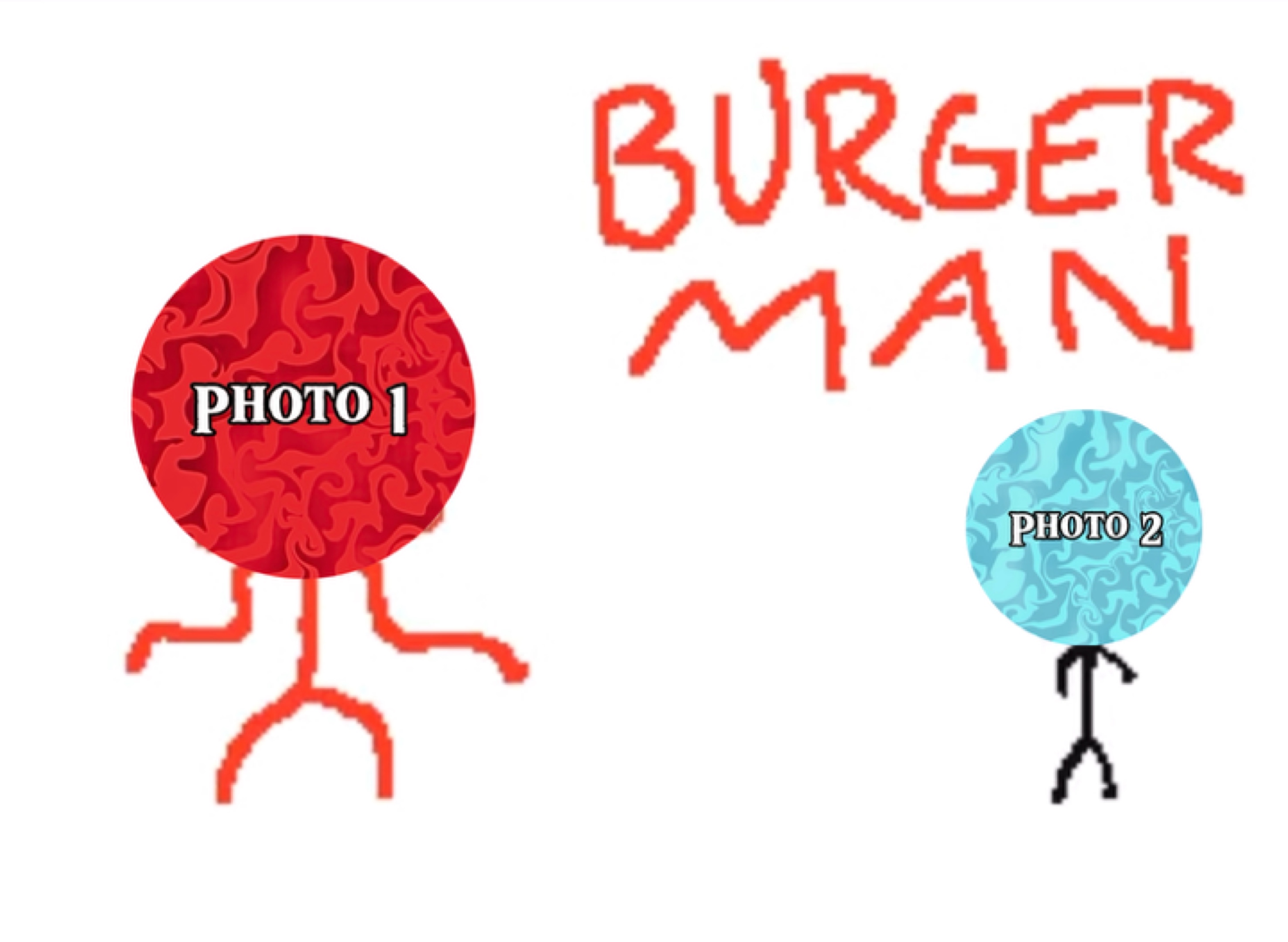 Hombre hamburguesa