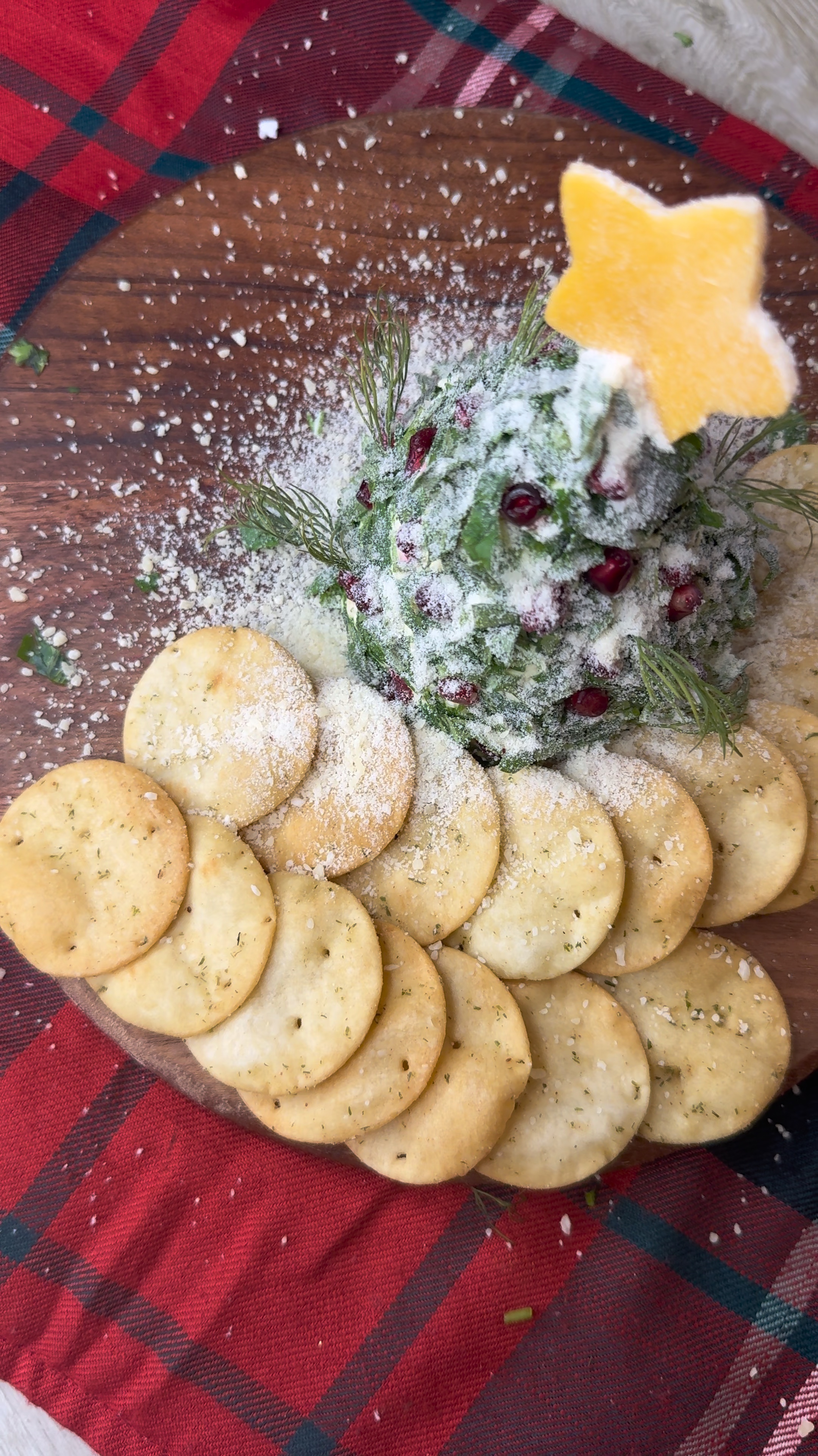 Comida de árvore de natal