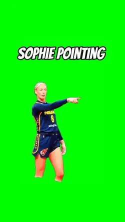 Sophie poiting