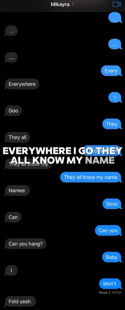 Text message version