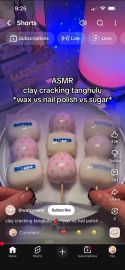 Wax cracking asmr 🍓🩷
