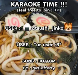 KARAOKE TIME !! ><