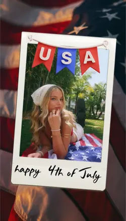 4th of July Polaroid